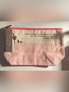 NWT-East of India Makeup bag/small travel bag